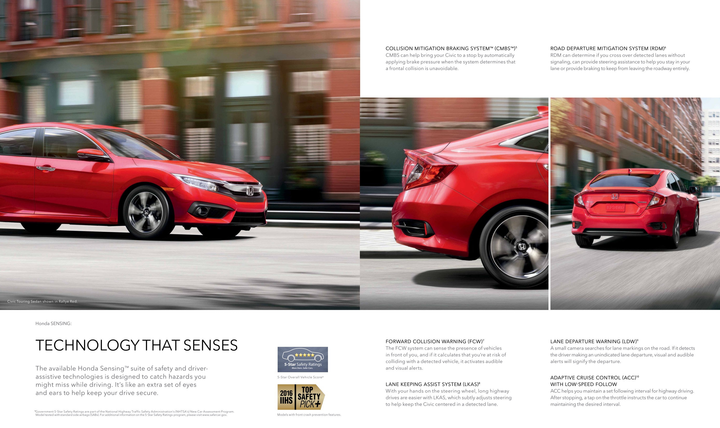 2017 Honda Civic Brochure Page 4